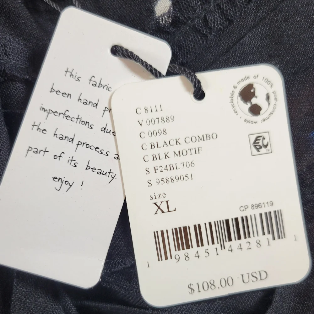 Free People Black and White Polka Dot Blouse - Picture 12 of 12